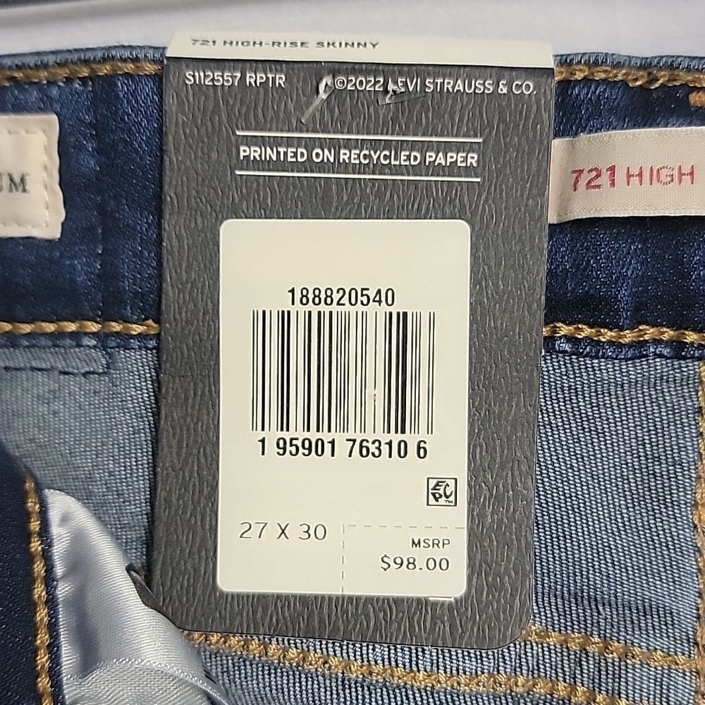 LEVI'S.. 721.. High-rise skinny.. - Picture 12 of 16